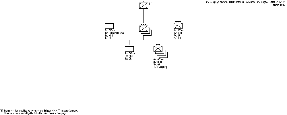 Rifle Company, Rifle Battalion, Motorized Rifle Brigade