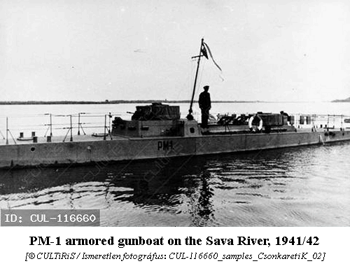 Armored Gunboat on the Sava River, 1941/42